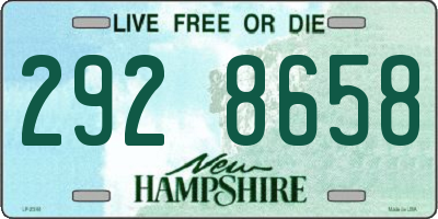 NH license plate 2928658