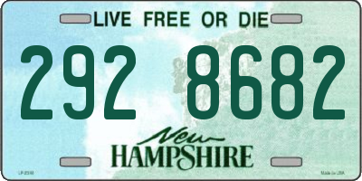 NH license plate 2928682