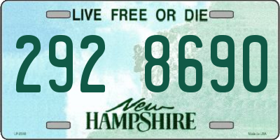 NH license plate 2928690
