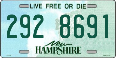 NH license plate 2928691