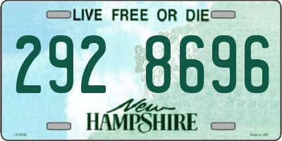 NH license plate 2928696