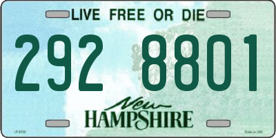 NH license plate 2928801