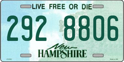 NH license plate 2928806