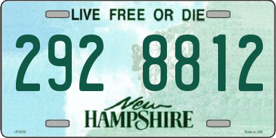 NH license plate 2928812