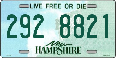 NH license plate 2928821