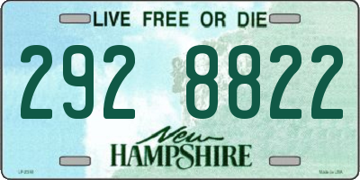 NH license plate 2928822