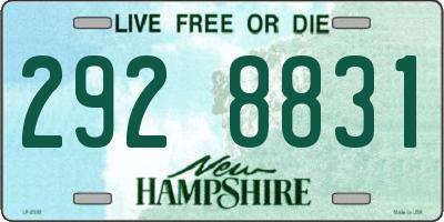 NH license plate 2928831