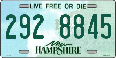 NH license plate 2928845
