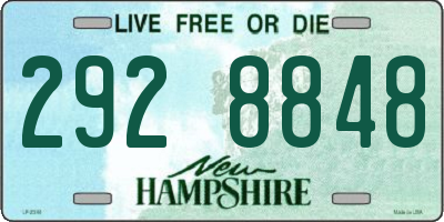 NH license plate 2928848