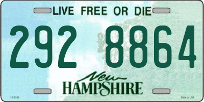 NH license plate 2928864