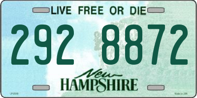 NH license plate 2928872