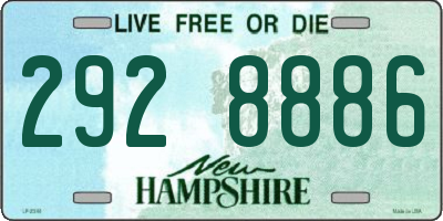 NH license plate 2928886