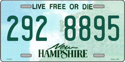 NH license plate 2928895