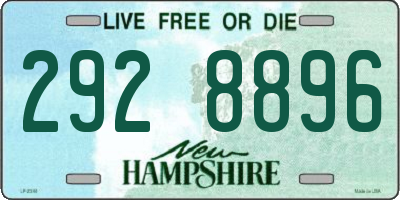 NH license plate 2928896