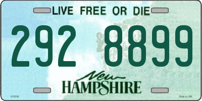 NH license plate 2928899