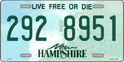 NH license plate 2928951
