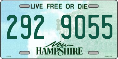 NH license plate 2929055