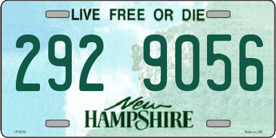 NH license plate 2929056