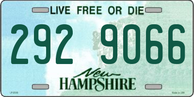 NH license plate 2929066