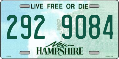 NH license plate 2929084