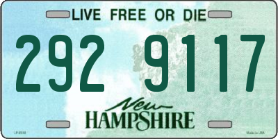 NH license plate 2929117