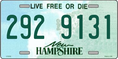NH license plate 2929131