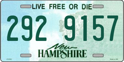 NH license plate 2929157