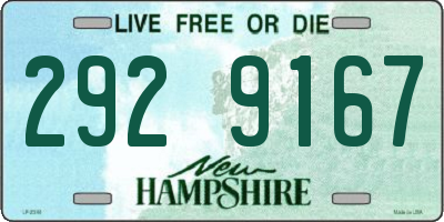 NH license plate 2929167