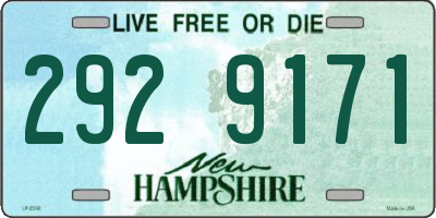NH license plate 2929171