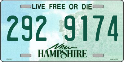 NH license plate 2929174