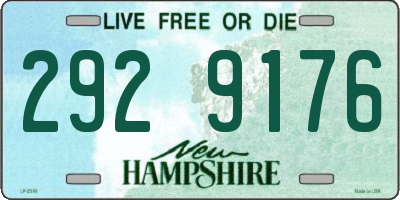 NH license plate 2929176
