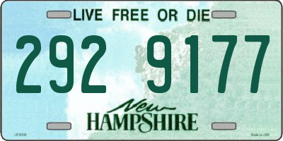 NH license plate 2929177