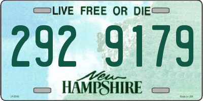 NH license plate 2929179