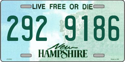 NH license plate 2929186