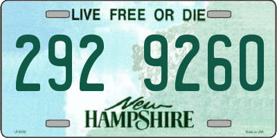 NH license plate 2929260