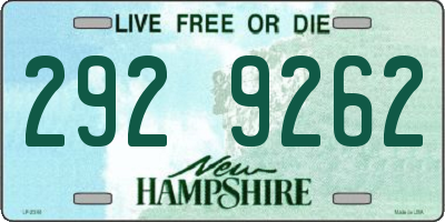 NH license plate 2929262