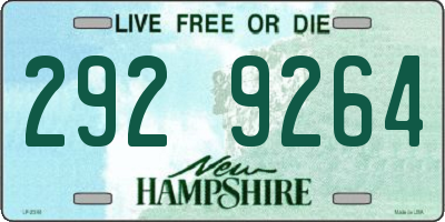 NH license plate 2929264