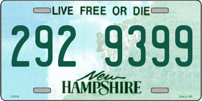 NH license plate 2929399