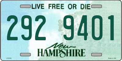 NH license plate 2929401