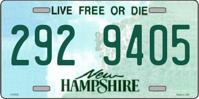 NH license plate 2929405