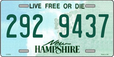 NH license plate 2929437