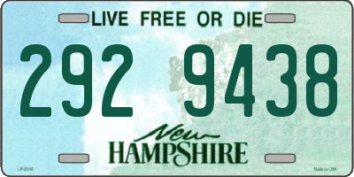 NH license plate 2929438