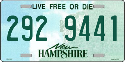 NH license plate 2929441