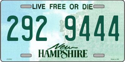 NH license plate 2929444