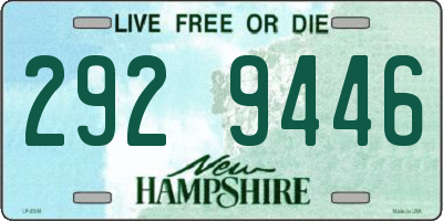 NH license plate 2929446