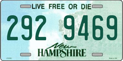 NH license plate 2929469