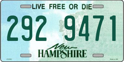 NH license plate 2929471