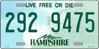 NH license plate 2929475