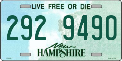 NH license plate 2929490