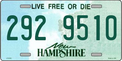 NH license plate 2929510
